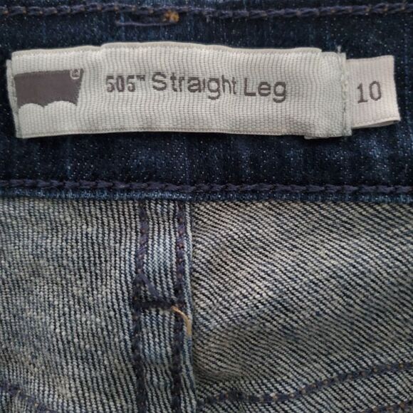 Levi’s 505 Jeans Women’s Size 10 Straight Leg Medium Wash Mid Rise - Picture 5 of 11